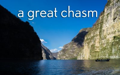 a great chasm
